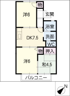 ウォーターバリー 2階