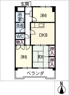 ウノモリックス 2階