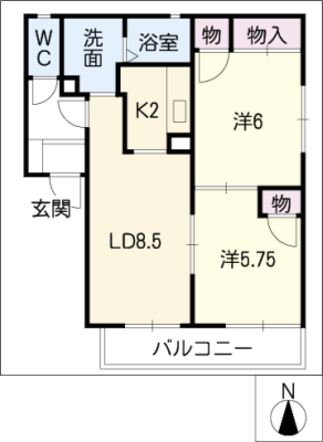 パラシオン日永ⅡＣ棟