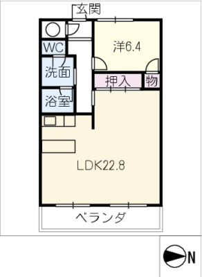 ＭＫタウン江場Ａ 3階