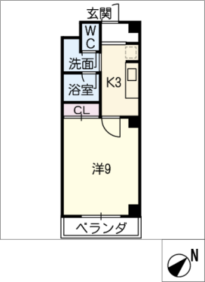 ウエストハイム 2階