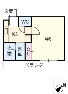 ウエストハイム 2階