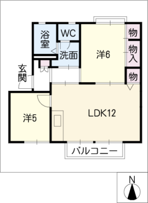 第２グランドールＤ棟 2階