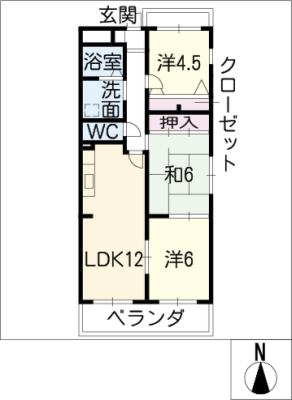 ブランルージュ南町 2階