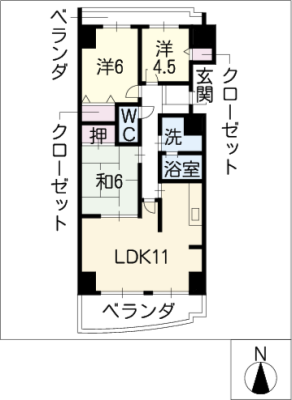 グランドメゾン四日市中央５０５ 5階