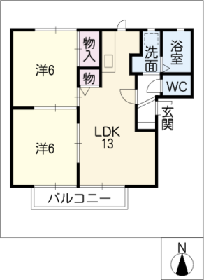 アンソレイエ　Ｃ棟 1階