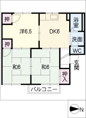 コンフォール　Ｃ棟 2階