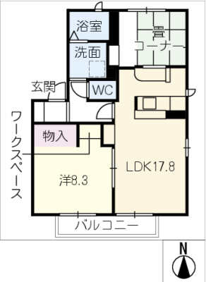 ルシード笹川 2階