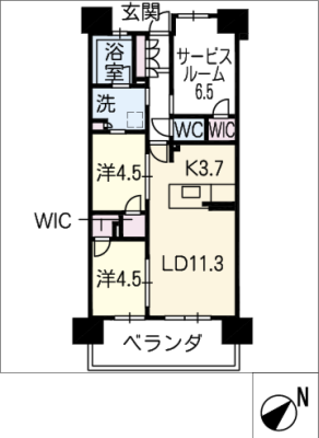 プレミスト四日市駅前　４０８号 4階