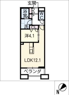 西浜田レジデンス 2階