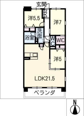 ﾌﾟﾚｻﾝｽﾛｼﾞｪ四日市駅前1302号室