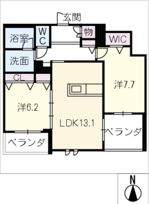 シャーメゾンステージリプルス 3階