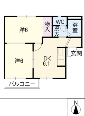 リバーハイム　Ａ棟 2階