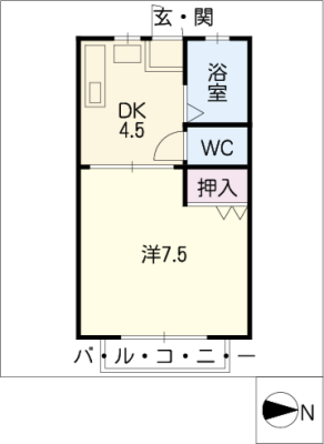 カレッジホームサンシティー 2階