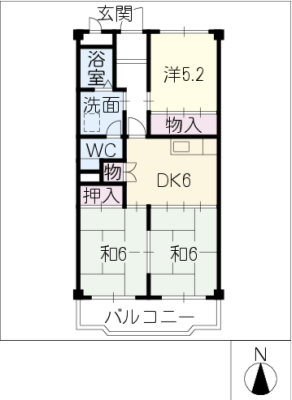 グリーンヒル巽が丘Ａ棟 1階