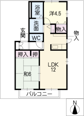 サンディアスＡ棟 1階