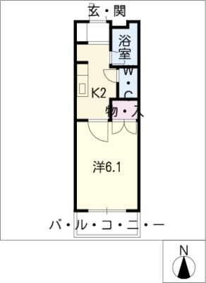 ルミナス高根 2階