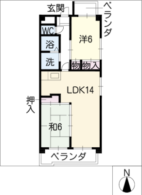 メゾンドＫ 4階