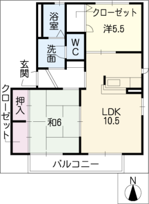 パークサイドハイツ　Ａ棟 1階