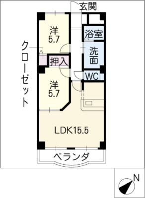 レイクヒル・Ｓ 1階