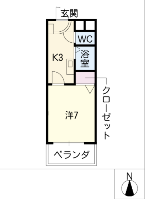 ハイツヤマオ 1階