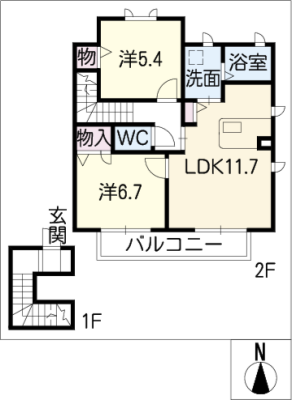 Ｍａｓｔ　Ｔｏｗｎ桐ヶ丘 2階