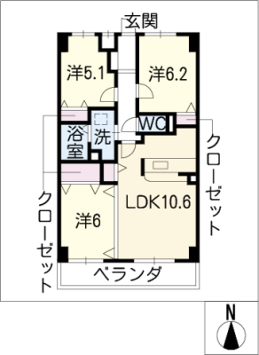 ラピスラズリＴＮ 2階