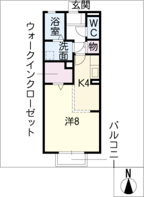 グランシャリオ　Ｍ 1階