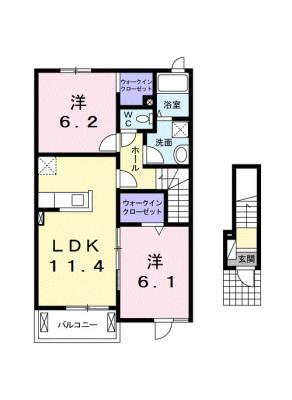 ヴィラ　フォレスタ 2階