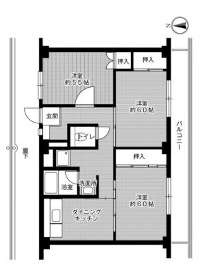 ビレッジハウス亀崎2号棟 3階