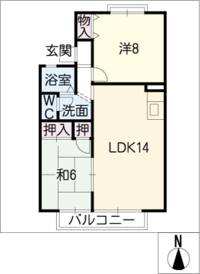 セジュール粟野西 1階