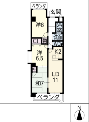 カーサ長良パーク 5階