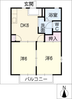 ルミエールイシダ　Ｂ棟 1階