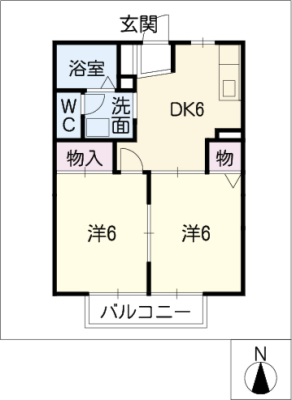 シャンテ　Ｂ棟 1階