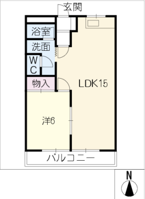 エスポアール江口　Ⅰ 1階