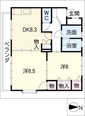 エレンシアール 1階