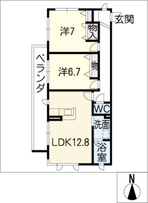 長良川サンハイツ　Ｂ棟