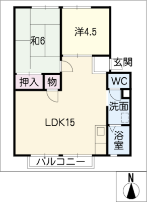 サンライズ服部　Ｃ棟 1階