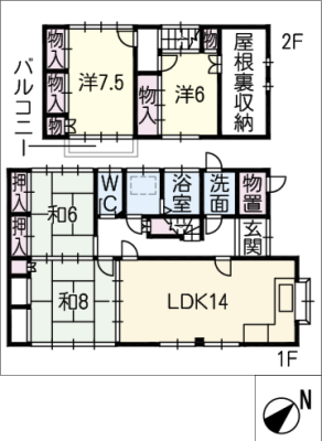 岐阜市太郎丸貸家 