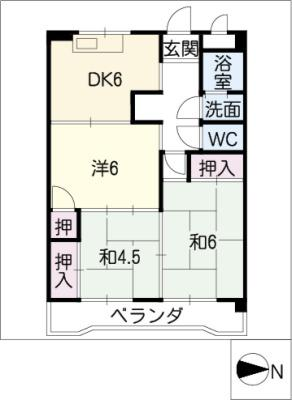 シャルム岐阜 1階