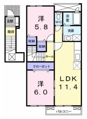 プレステージ　タカトミＢ 2階