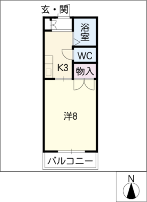 ヴィラ社ヶ丘　Ⅱ 2階