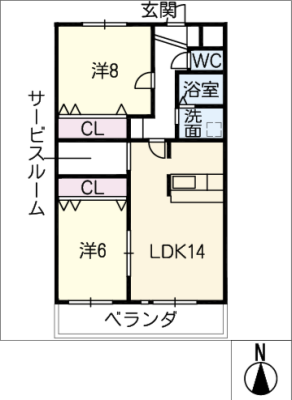 サンメゾン松井 1階