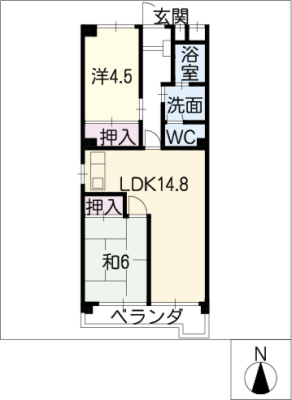 サンハイツ幸楽 3階