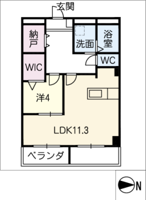 メルベーユ高針 1階