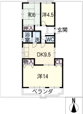 コーポラス牧野 3階