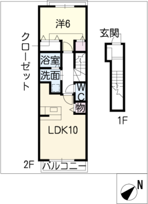 プライジア新宿 2階