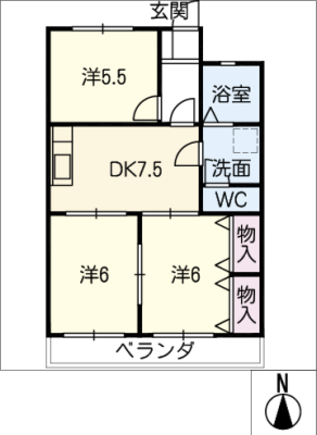 サンビューマンション中京 2階