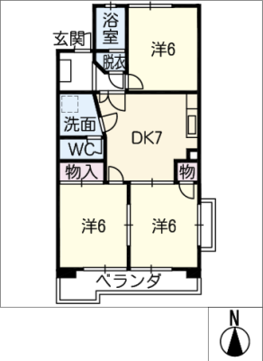 サンビューマンション中京 3階
