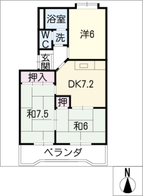 シャンポール西田 3階